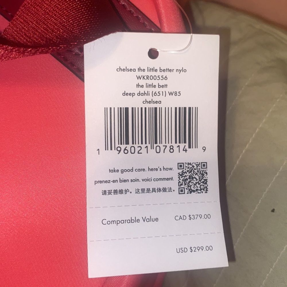 Kate ♠️ Spade Deep Dahli Chelsea Backpack! - Picture 7 of 12